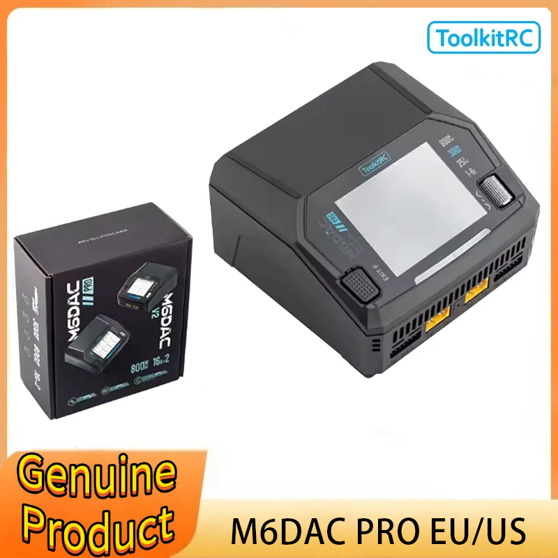 Toolkitrc M6Dac Smart Charger - Cargador de Baterías Lipo Inteligente ToolkitRC