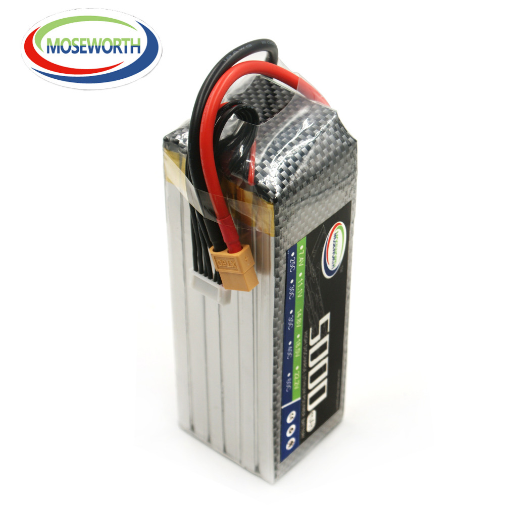 6S Lipo Battery 22.2V 5000Mah - Batería LiPo 6S 22,2 V 5000mAh