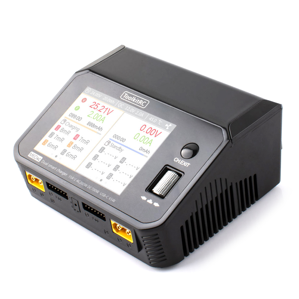 Cargador/Descargador Inteligen - Toolkitrc M6Dac Smart Charger reseña y precio