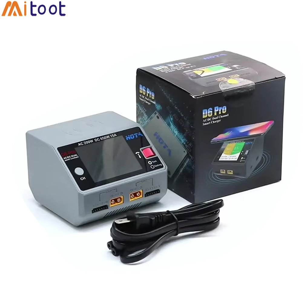 Cargador/Descargador de Baterí - Hota D6 Pro Dual Lipo Charger reseña y precio