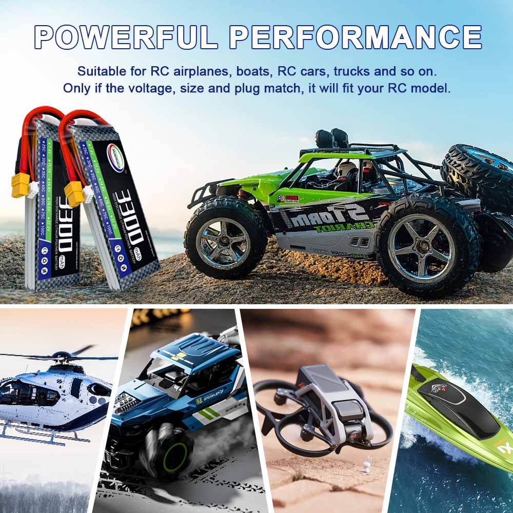 RC Lipo batería 2S 3S 4S 5S 6S - 6S Lipo Battery 22.2V 5000Mah reseña y precio