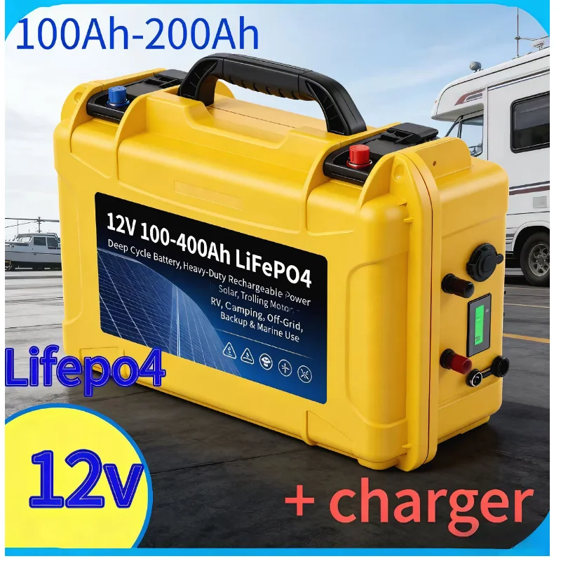 12V LiFePO4 100‑200Ah |   BMS  - Lifepo4 12V 100Ah Bms Bluetooth reseña y precio