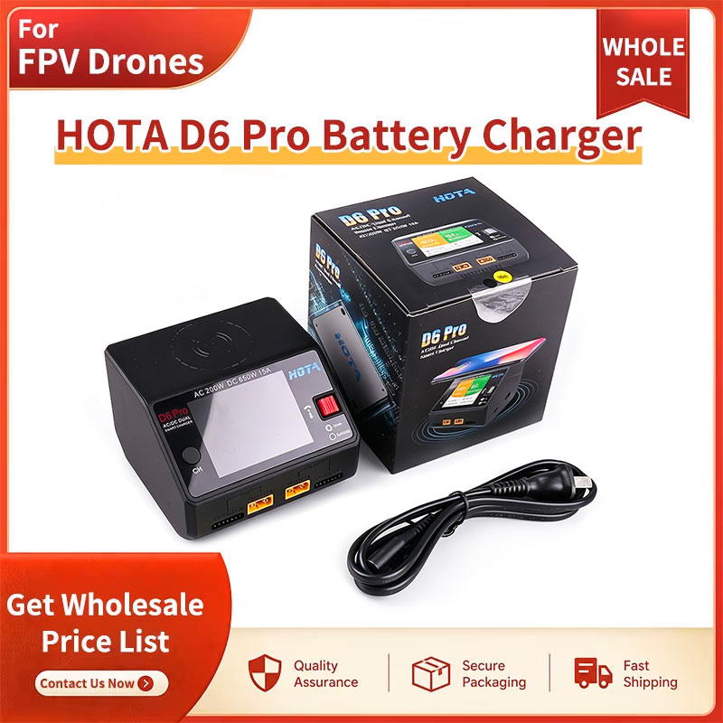 Cargador de batería SNQP HOTA  - Hota D6 Pro Dual Lipo Charger reseña y precio