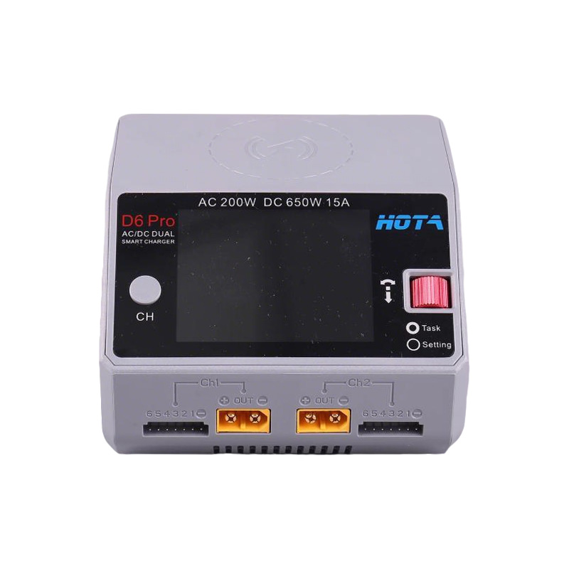 Cargador de batería SNQP HOTA  - Hota D6 Pro Dual Lipo Charger reseña y precio