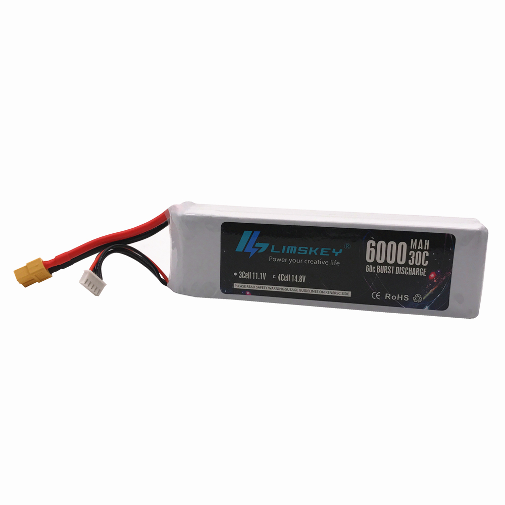 Lismkey 14,8 V 6000mAh 30C Bur - 4S Lipo Battery 14.8V 6000Mah reseña y precio