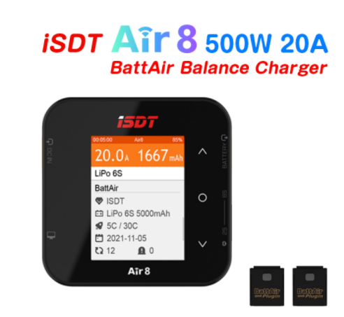 Cargador de equilibrio de bate - Isdt Air8 8S Lipo Charger reseña y precio