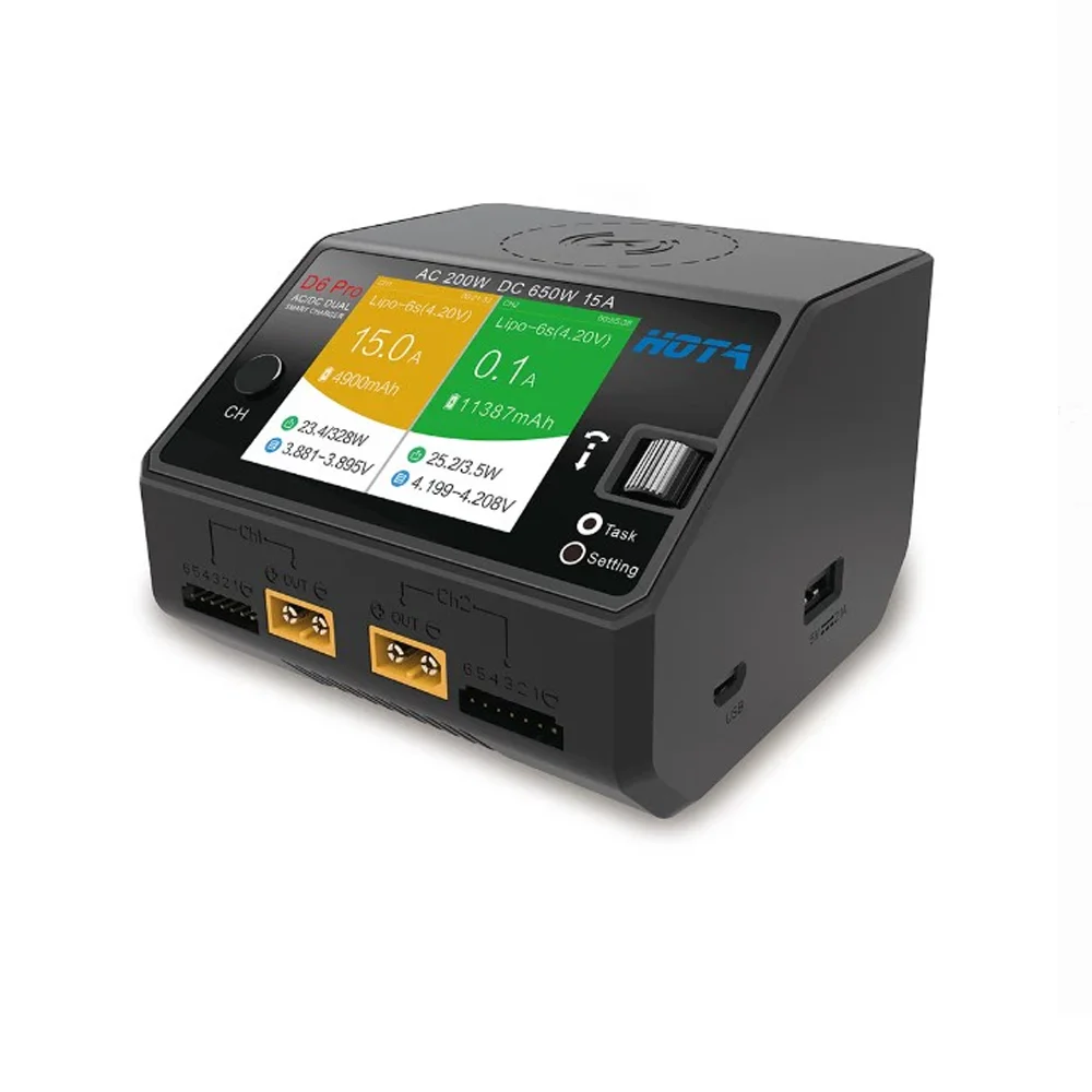 Cargador de Batería Inteligent - Hota D6 Pro Dual Lipo Charger reseña y precio