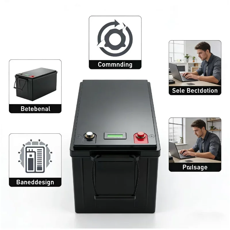 Batería de Litio con Bluetooth - Lifepo4 12V 100Ah Bms Bluetooth reseña y precio