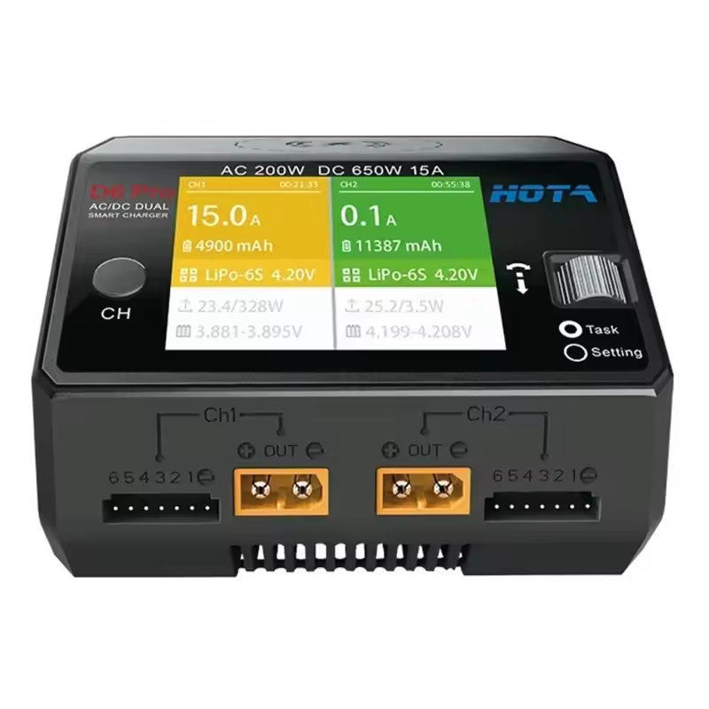Original HOTA D6 Pro AC 200W D - Hota D6 Pro Dual Lipo Charger reseña y precio