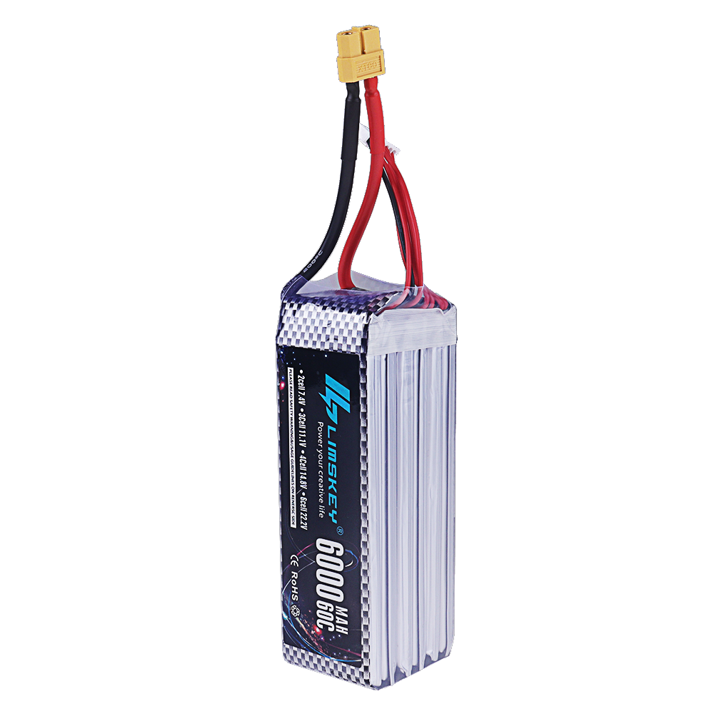 Batería Lipo 2S 3S 4S 6S 7.4V  - 4S Lipo Battery 14.8V 6000Mah reseña y precio