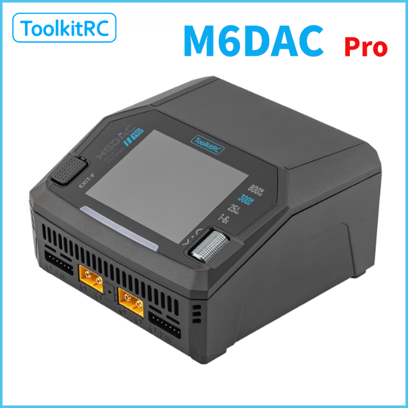 Cargador de Baterías Lipo Inte - Toolkitrc M6Dac Smart Charger reseña y precio