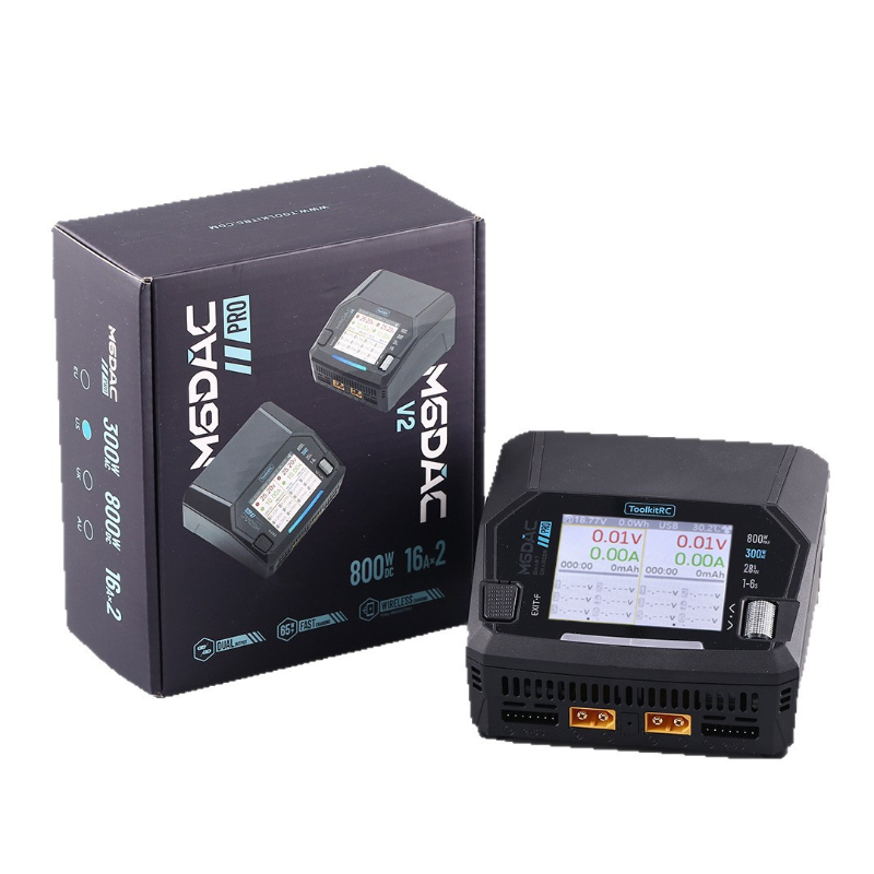 Cargador Inteligente de Doble  - Toolkitrc M6Dac Smart Charger reseña y precio