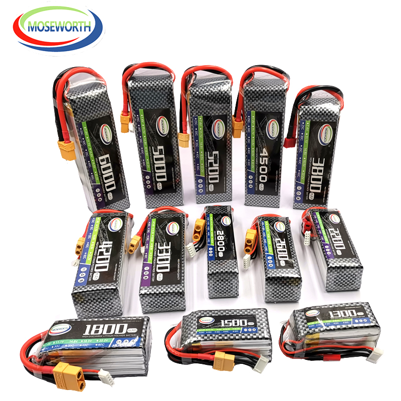 2S 3S 4S 6S RC LiPo batería 7, - 4S Lipo Battery 14.8V 6000Mah reseña y precio