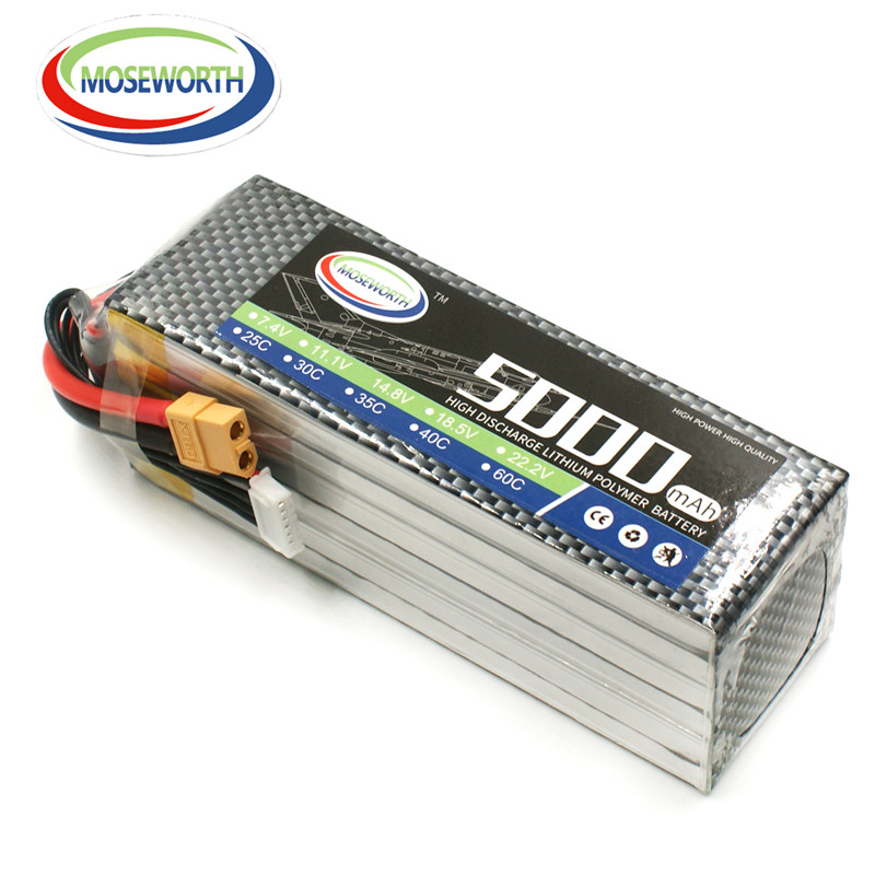 Batería LiPo 6S 22,2 V 5000mAh - 6S Lipo Battery 22.2V 5000Mah reseña y precio
