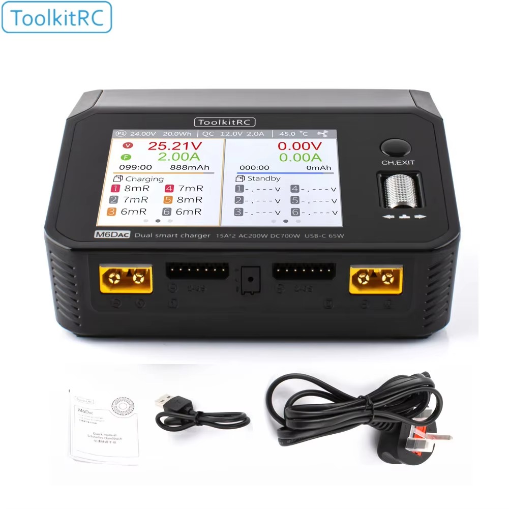 SmCpToolkitRC M6DAC Cargador/D - Toolkitrc M6Dac Smart Charger reseña y precio