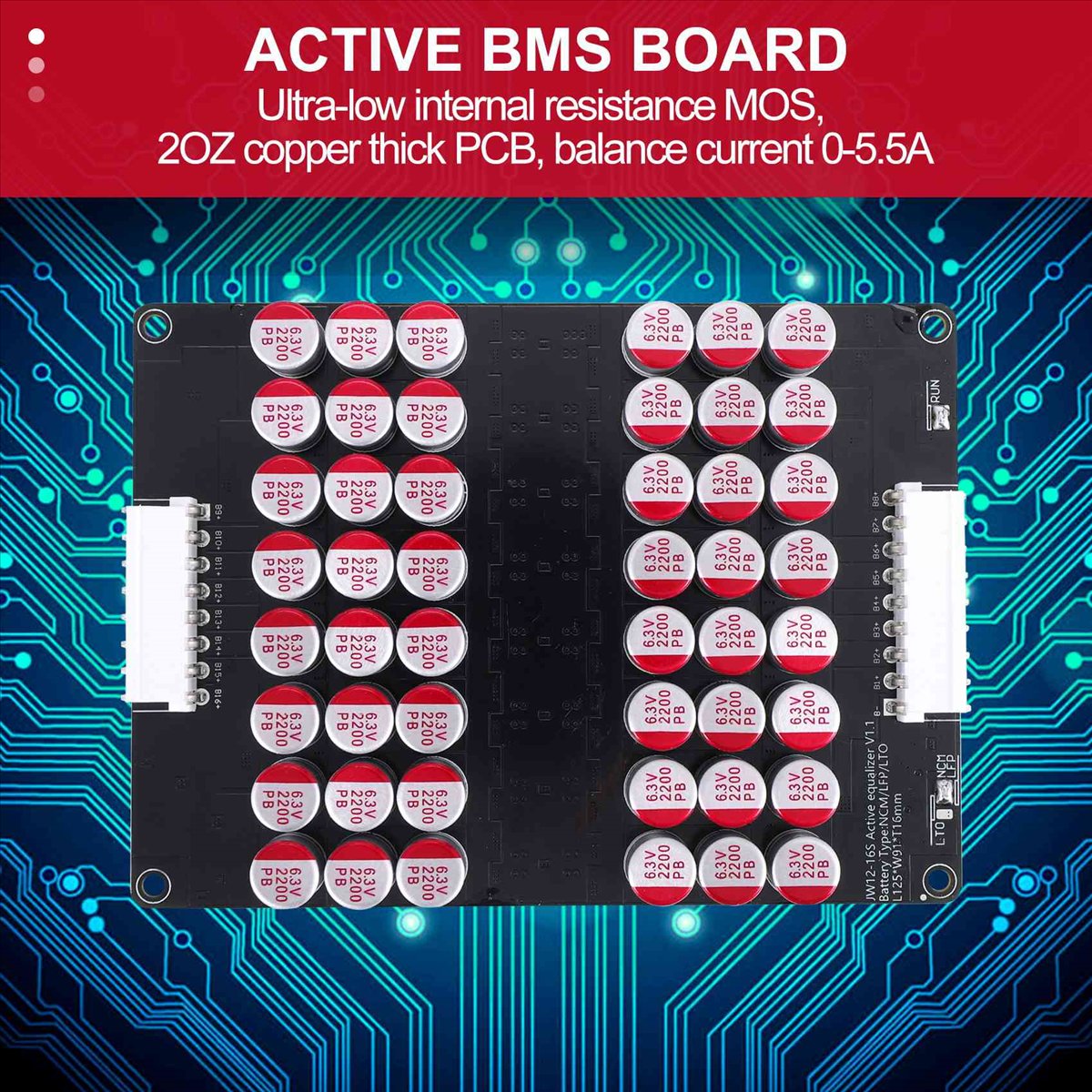 * ONE DAY 12S 13S 14S 15S 16S  - 12S Lipo Battery Balancing Board reseña y precio
