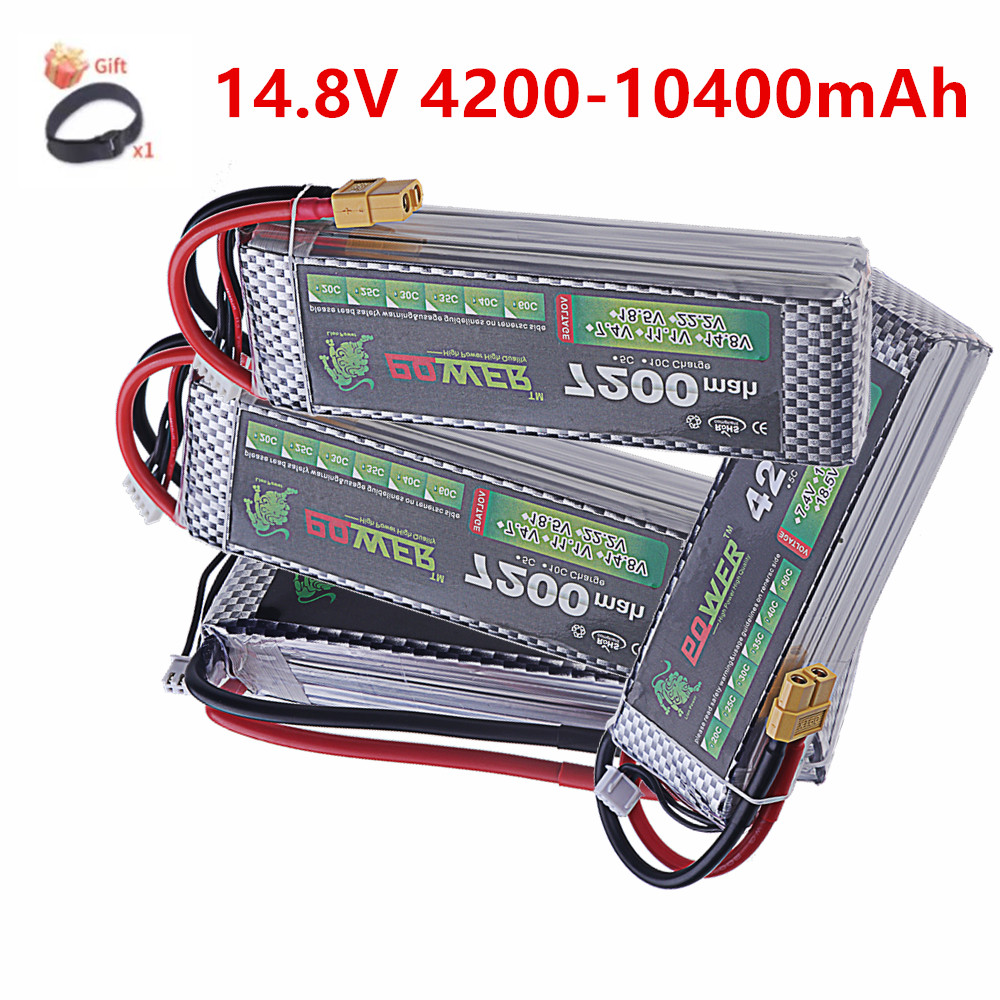 Batería Lipo de 4200 mAh, 5200 - 4S Lipo Battery 14.8V 6000Mah reseña y precio